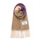 Sciarpa VERB TO DO Love is Love RP 020 - Marrone/Viola